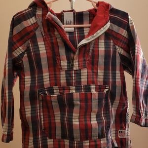 BabyGap Hooded Plaid Jacket